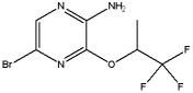 2-?Pyrazinamine, 5-?bromo-?3-?(2,?2,?2-?trifluoro-?1-?methylethoxy)?-